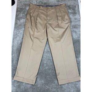 Pro Tour Men 40x29 Motionplay 360 Comfort Stretch Tech Pant Khaki Pleated Cuffed